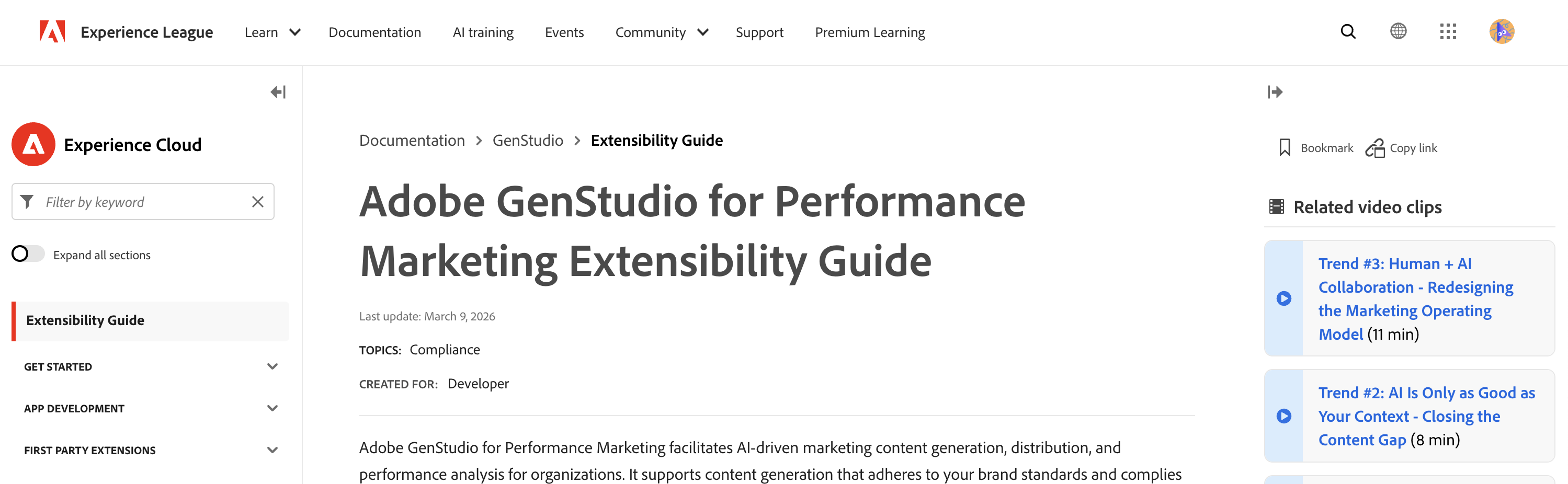 GenStudio for Performance Marketing Extensibility Guide